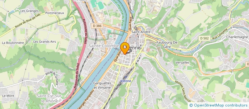 localisation de l'entreprise MONSIEUR CHRISTOPHE LIGERON  VIENNE