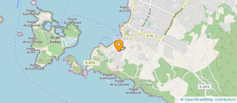 localisation de l'entreprise MONSIEUR CHRISTOPHE LIGUORI à SIX-FOURS-LES-PLAGES