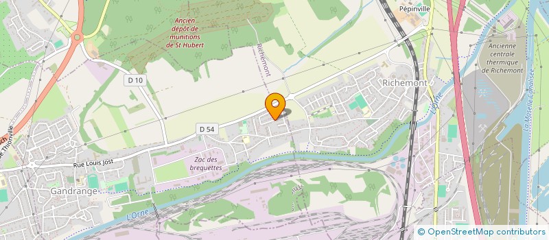 localisation de l'entreprise MONSIEUR CHRISTOPHE LIOTTA  GANDRANGE