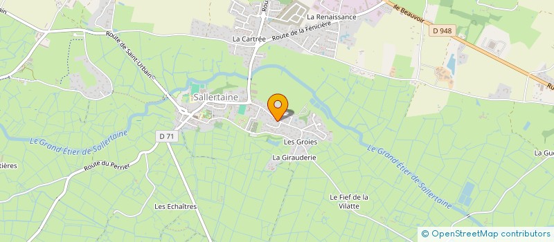 localisation de l'entreprise MONSIEUR CHRISTOPHE LIRIN à SALLERTAINE