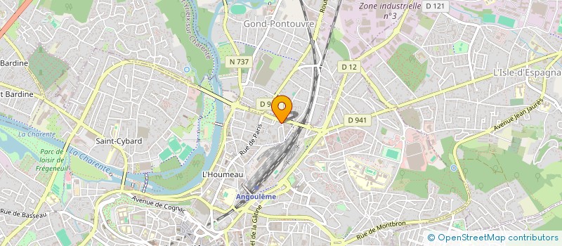 localisation de l'entreprise MONSIEUR CHRISTOPHE LISE à ANGOULEME