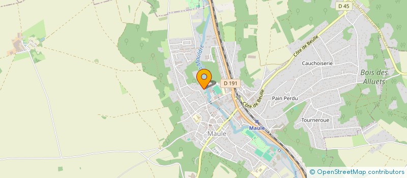 localisation de l'entreprise MONSIEUR CHRISTOPHE LLESERA  MAULE