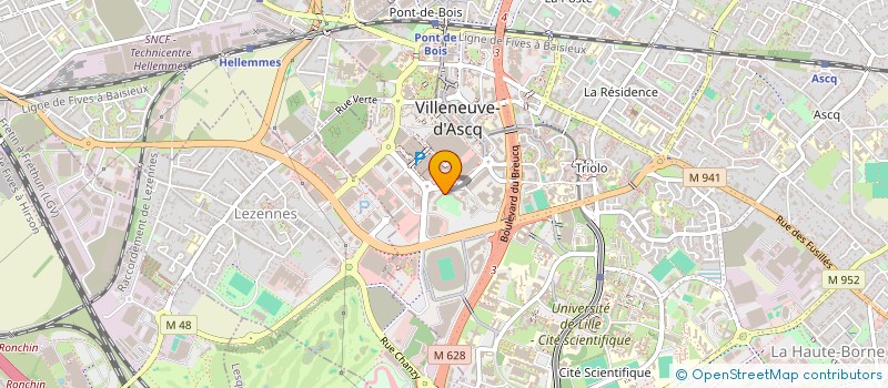 localisation de l'entreprise MONSIEUR CHRISTOPHE LOBOZIAK  VILLENEUVE-D'ASCQ