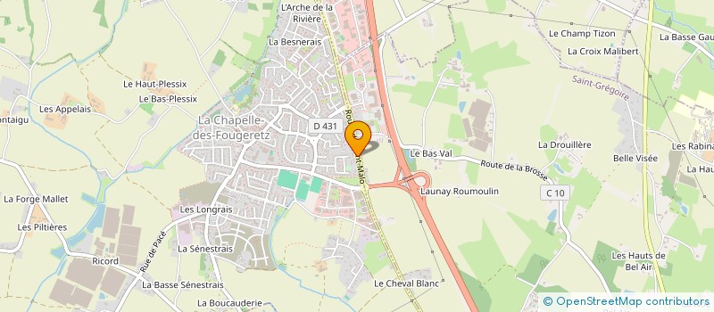 localisation de l'entreprise MONSIEUR CHRISTOPHE LOGNONE  ROMORANTIN-LANTHENAY