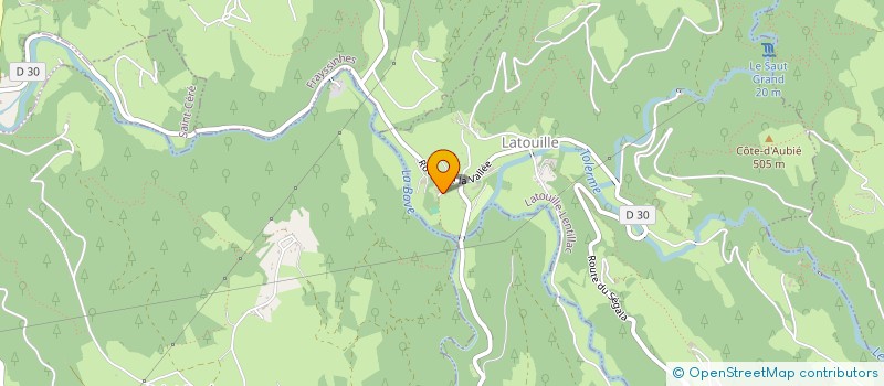 localisation de l'entreprise MONSIEUR CHRISTOPHE LOHIER  LATOUILLE-LENTILLAC