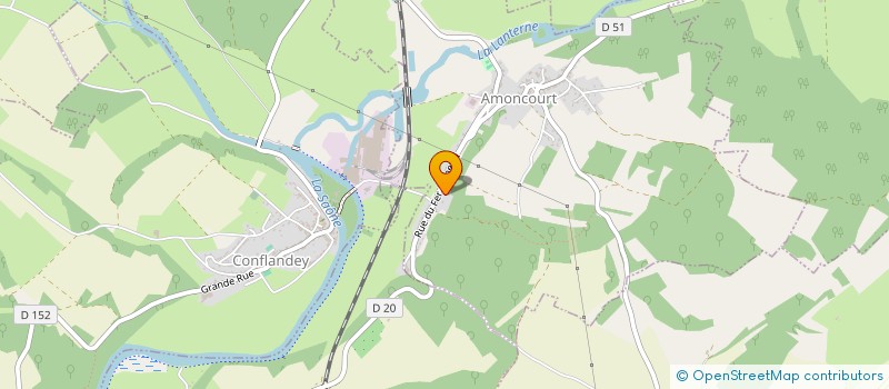 localisation de l'entreprise MONSIEUR CHRISTOPHE LOIGEROT  AMONCOURT