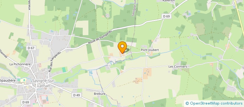 localisation de l'entreprise MONSIEUR CHRISTOPHE LOISEAU  SAVIGNE-SUR-LATHAN