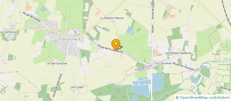 localisation de l'entreprise MONSIEUR CHRISTOPHE LOISY  CHATEAUNEUF