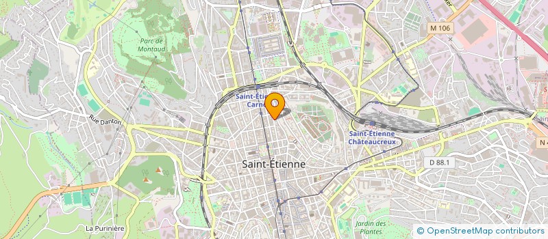 localisation de l'entreprise MONSIEUR CHRISTOPHE LOMBARDO  SAINT-ETIENNE