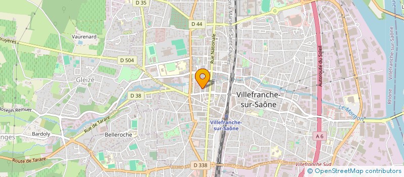 localisation de l'entreprise MONSIEUR CHRISTOPHE LONCHANBON  VILLEFRANCHE-SUR-SAONE