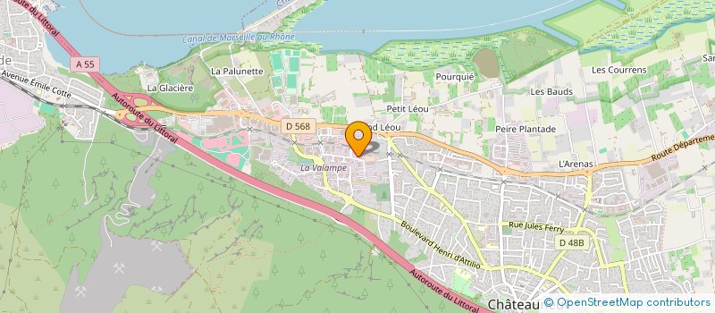 localisation de l'entreprise MONSIEUR CHRISTOPHE LONG  CHATEAUNEUF-LES-MARTIGUES