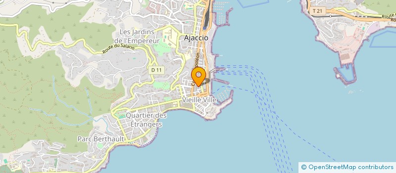 localisation de l'entreprise MONSIEUR CHRISTOPHE LOPES GOMES à AJACCIO