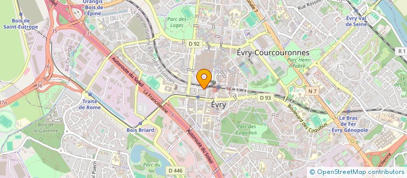 localisation de l'entreprise MONSIEUR CHRISTOPHE LOPES KALOMBO  EVRY-COURCOURONNES