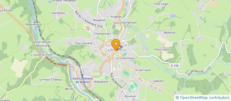localisation de l'entreprise MONSIEUR CHRISTOPHE LOPEZ à LIMOGES