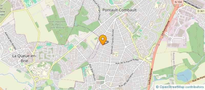 localisation de l'entreprise MONSIEUR CHRISTOPHE LOPO  PONTAULT-COMBAULT
