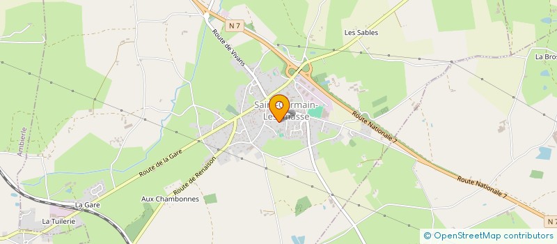 localisation de l'entreprise MONSIEUR CHRISTOPHE LOPPIN  SAINT-GERMAIN-LESPINASSE