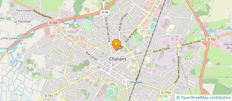 localisation de l'entreprise MONSIEUR CHRISTOPHE LOQUAIS à CHALLANS