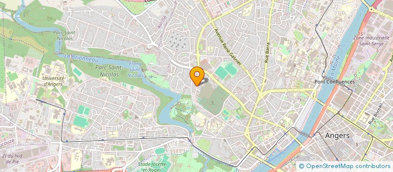 localisation de l'entreprise MONSIEUR CHRISTOPHE LOREAU  ANGERS