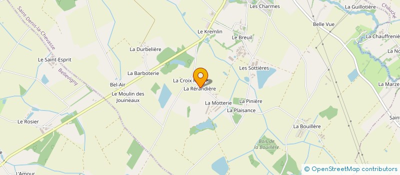 localisation de l'entreprise MONSIEUR CHRISTOPHE LORIEAU à SAINT-DENIS-LA-CHEVASSE