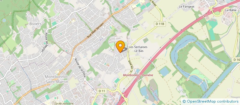 localisation de l'entreprise MONSIEUR CHRISTOPHE LORIN à MONTBONNOT-SAINT-MARTIN