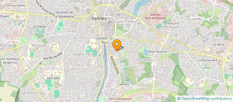 localisation de l'entreprise MONSIEUR CHRISTOPHE LOTODE à VANNES