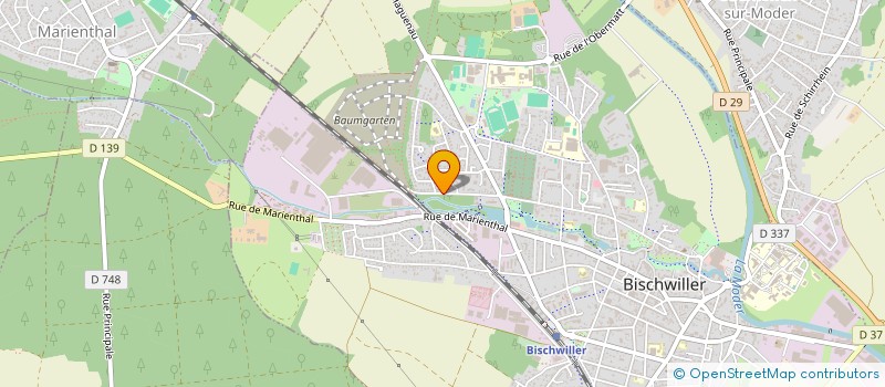 localisation de l'entreprise MONSIEUR CHRISTOPHE LOTZ  BISCHWILLER