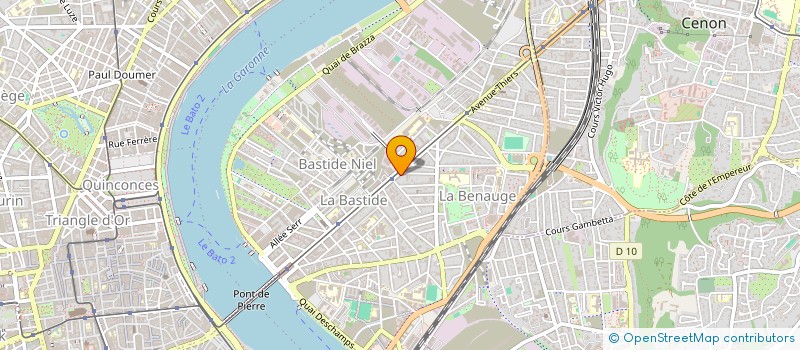 localisation de l'entreprise MONSIEUR CHRISTOPHE LOUBES  BORDEAUX