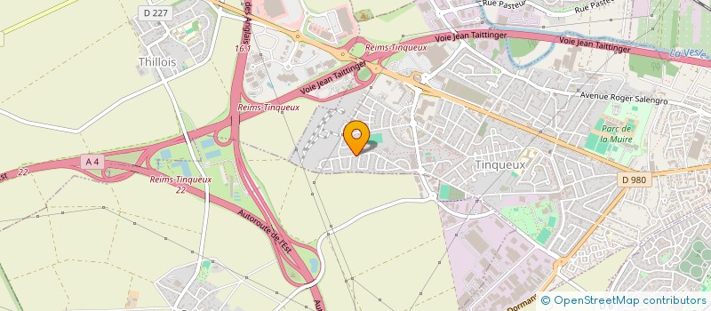 localisation de l'entreprise MONSIEUR CHRISTOPHE LOUCHARD  TINQUEUX