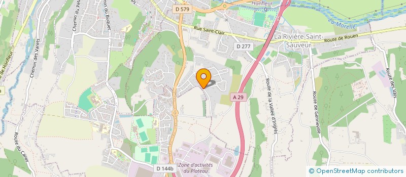 localisation de l'entreprise MONSIEUR CHRISTOPHE LOUEDIN  LA RIVIERE-SAINT-SAUVEUR