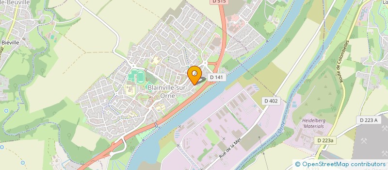 localisation de l'entreprise MONSIEUR CHRISTOPHE LOUIS  BLAINVILLE-SUR-ORNE