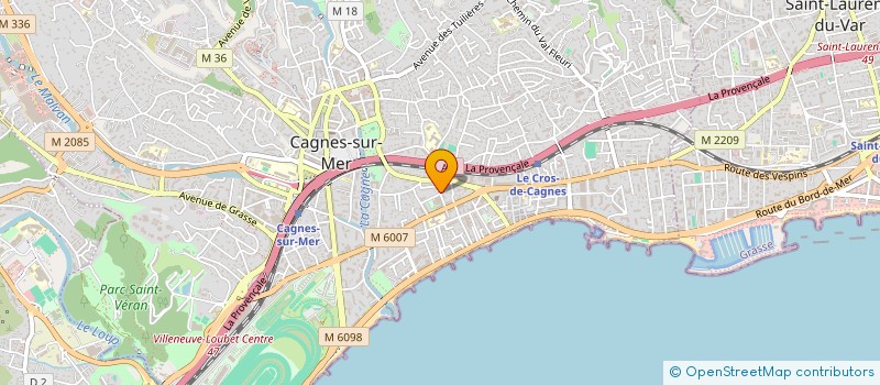 localisation de l'entreprise MONSIEUR CHRISTOPHE LOUIS à CAGNES-SUR-MER