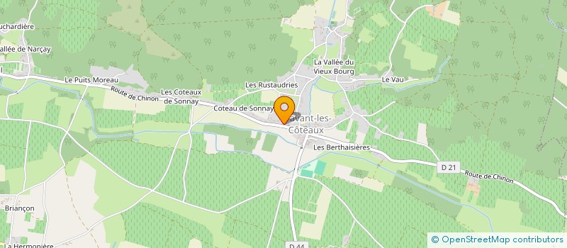 localisation de l'entreprise MONSIEUR CHRISTOPHE LOUP  CRAVANT-LES-COTEAUX
