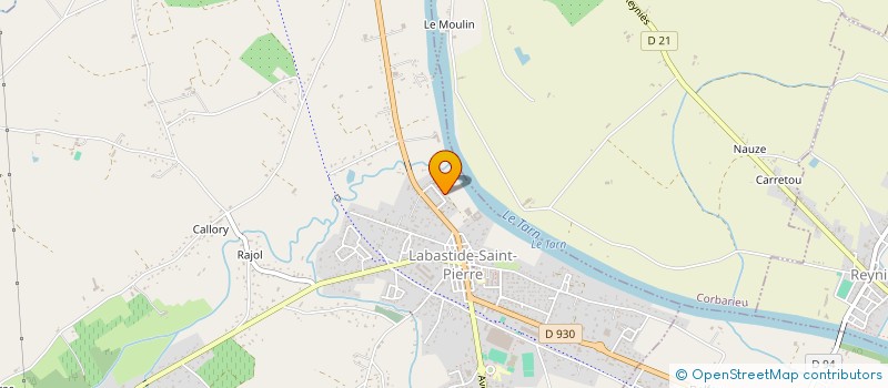 localisation de l'entreprise MONSIEUR CHRISTOPHE LOURDE  LABASTIDE-SAINT-PIERRE