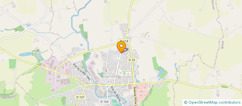 localisation de l'entreprise MONSIEUR CHRISTOPHE LOUVEAU  GORRON