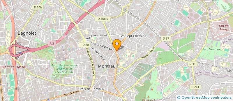 localisation de l'entreprise MONSIEUR CHRISTOPHE LOYER à MONTREUIL