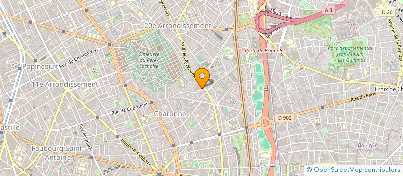 localisation de l'entreprise MONSIEUR CHRISTOPHE LUCAS  PARIS