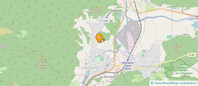 localisation de l'entreprise MONSIEUR CHRISTOPHE LUCAZEAU  CIERP-GAUD