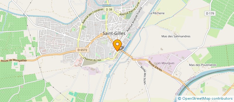localisation de l'entreprise MONSIEUR CHRISTOPHE LUCHEZ à SAINT-GILLES