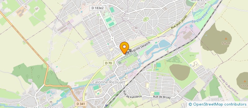 localisation de l'entreprise MONSIEUR CHRISTOPHE LUCHEZ  CALONNE-RICOUART