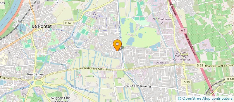 localisation de l'entreprise MONSIEUR CHRISTOPHE LUCIANI  LE PONTET