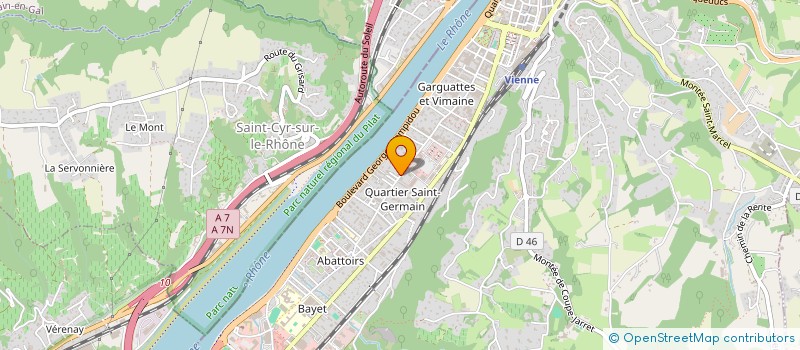 localisation de l'entreprise MONSIEUR CHRISTOPHE LUGINBUHL à VIENNE