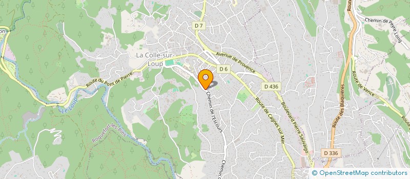 localisation de l'entreprise MONSIEUR CHRISTOPHE LUKUNDULA à LA COLLE-SUR-LOUP