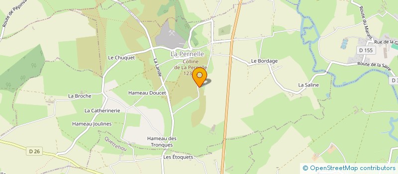 localisation de l'entreprise MONSIEUR CHRISTOPHE LUNEAU  LA PERNELLE