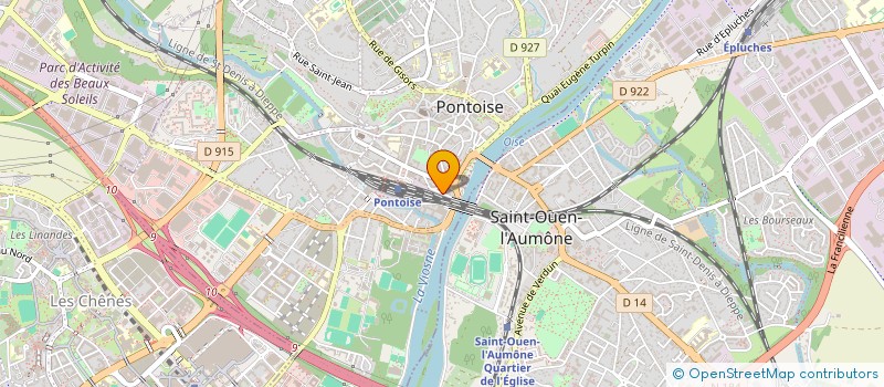 localisation de l'entreprise MONSIEUR CHRISTOPHE LUU  PONTOISE