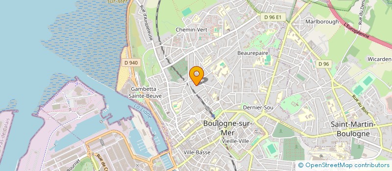 localisation de l'entreprise MONSIEUR CHRISTOPHE LUYSCH à BOULOGNE-SUR-MER