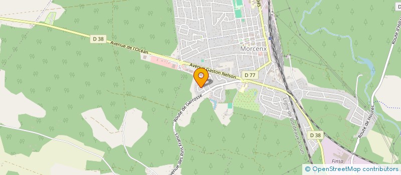 localisation de l'entreprise MONSIEUR CHRISTOPHE M  MORCENX-LA-NOUVELLE