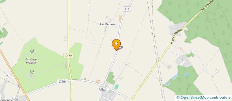 localisation de l'entreprise MONSIEUR CHRISTOPHE MABILAT à ALLOUIS