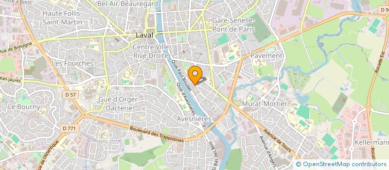 localisation de l'entreprise MONSIEUR CHRISTOPHE MACE à LAVAL