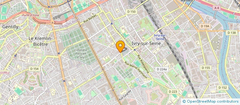 localisation de l'entreprise MONSIEUR CHRISTOPHE MACHETTO  IVRY-SUR-SEINE