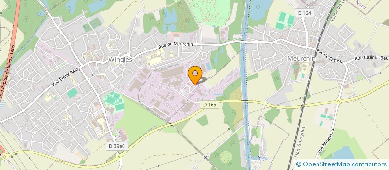 localisation de l'entreprise MONSIEUR CHRISTOPHE MACHU  WINGLES